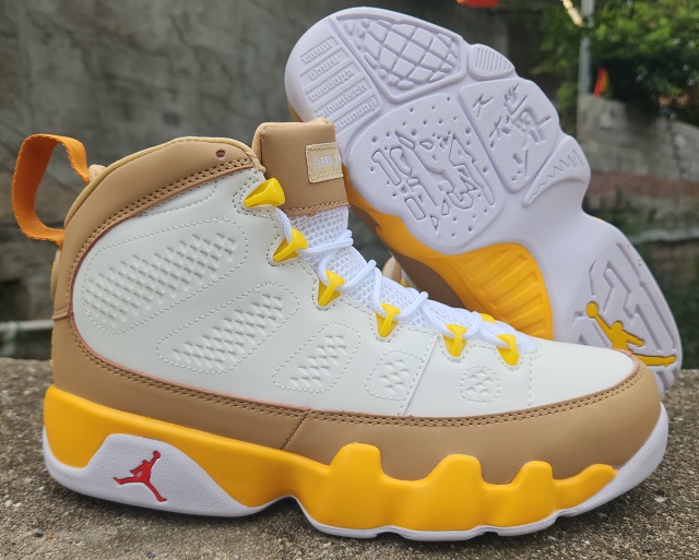 Air Jordan 9 Retro White Yellow